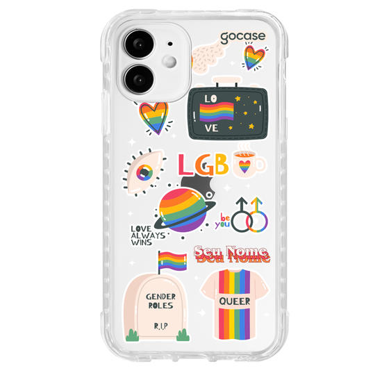 Capinha para celular Pride Stickers