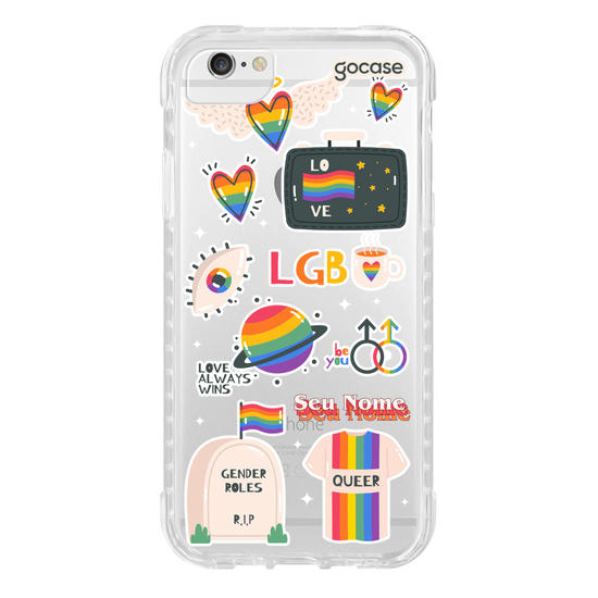 Capinha para celular Pride Stickers