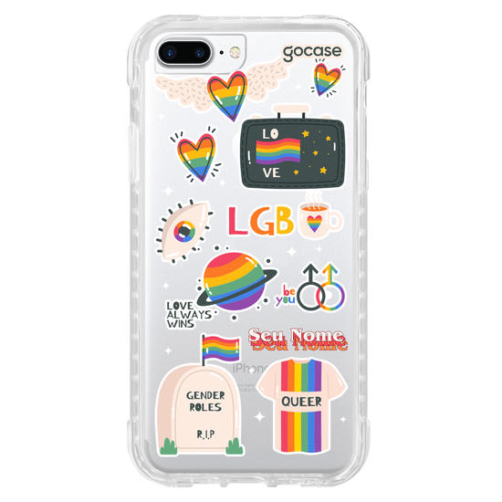 Capinha para celular Pride Stickers