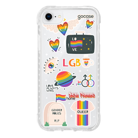 Capinha para celular Pride Stickers