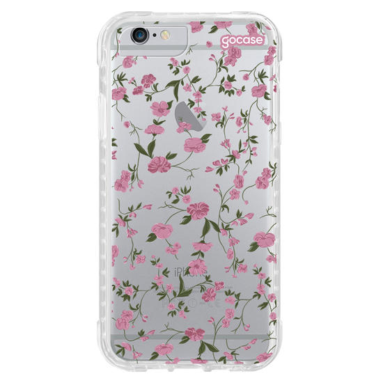Capinha para celular Primavera Rosa Clean