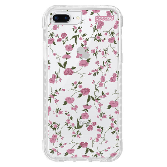Capinha para celular Primavera Rosa Clean