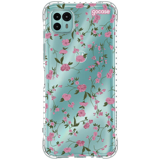 Capinha para celular Primavera Rosa Clean