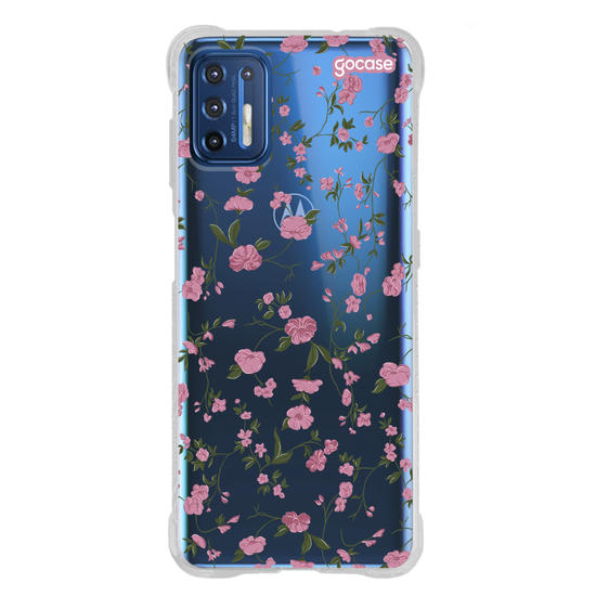 Capinha para celular Primavera Rosa Clean