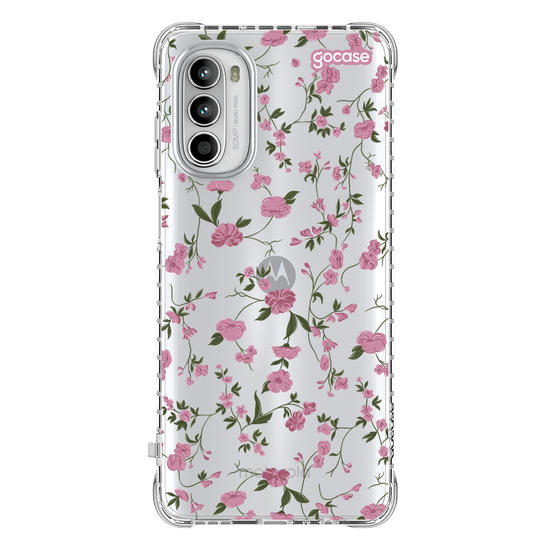 Capinha para celular Primavera Rosa Clean