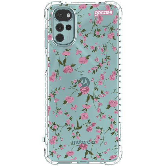 Capinha para celular Primavera Rosa Clean