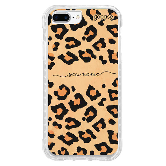 Capinha para celular Animal Print Customizável - Onça Capinha para celular Animal Print Customizável - Onça