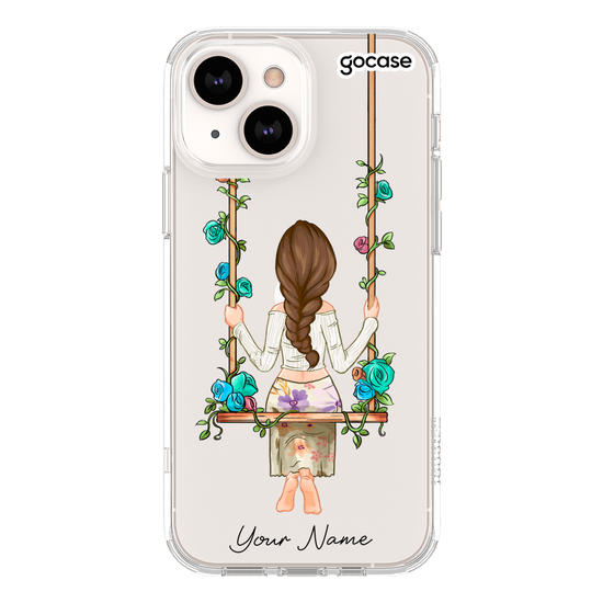 Floral girl Phone Case