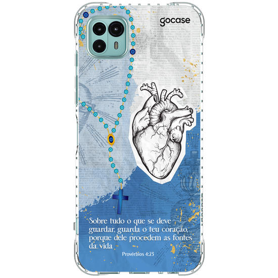 Capinha para celular  Provérbios Coração