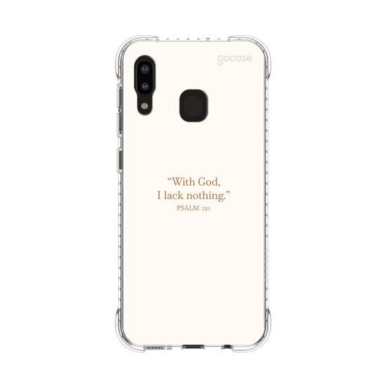 Capinha para celular  Psalm 23:1 - "With God, I Lack Nothing"