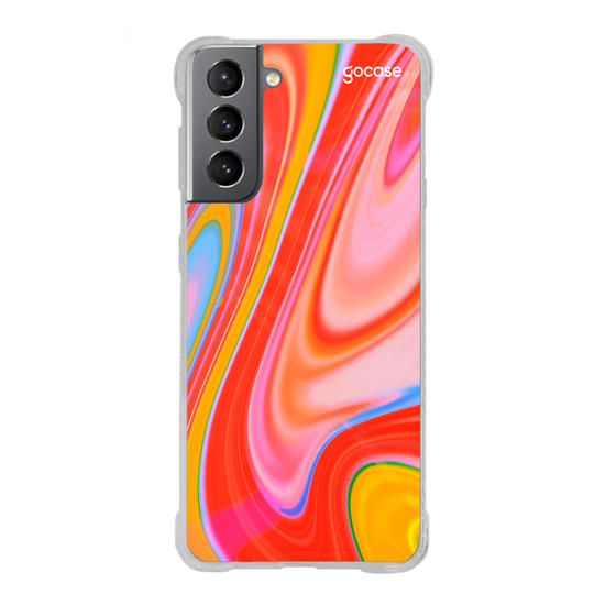 Capinha para celular Psicodelica Red