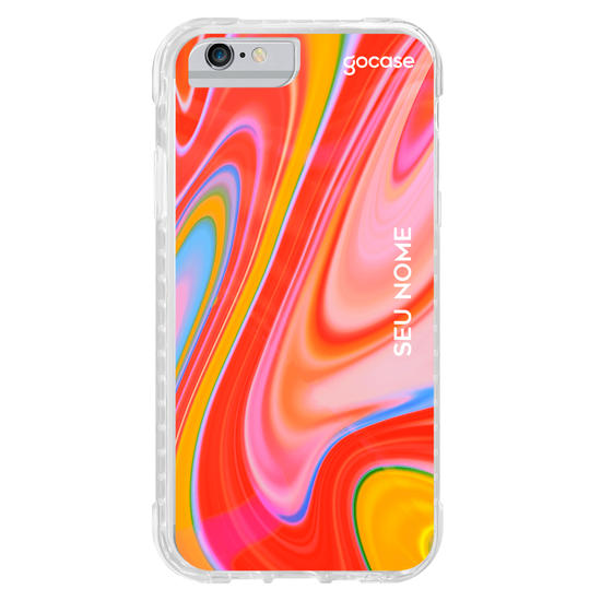 Capinha para celular Psicodelica Red