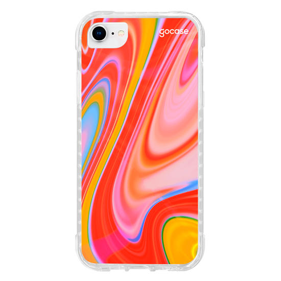 Capinha para celular Psicodelica Red