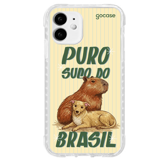 Capinha para celular  Puro Suco do Brasil - Capivara e Caramelo