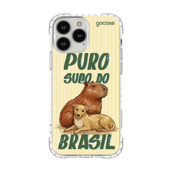 Capinha para celular  Puro Suco do Brasil - Capivara e Caramelo