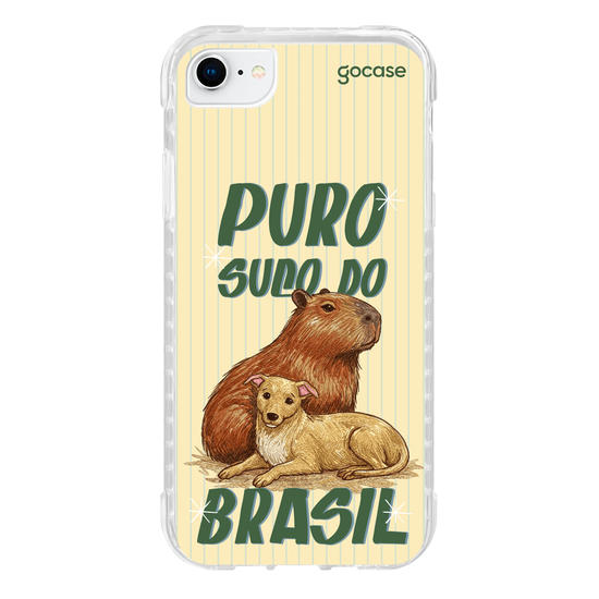 Capinha para celular  Puro Suco do Brasil - Capivara e Caramelo