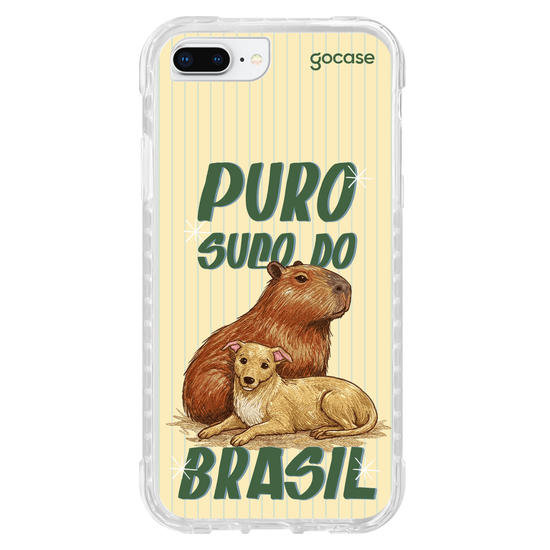 Capinha para celular  Puro Suco do Brasil - Capivara e Caramelo