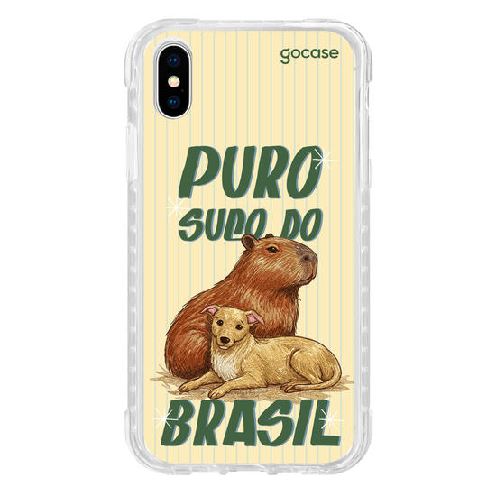 Capinha para celular  Puro Suco do Brasil - Capivara e Caramelo