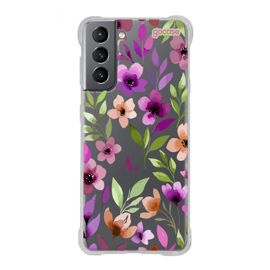 Capinha para celular  Purple Garden