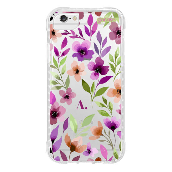 Capinha para celular  Purple Garden