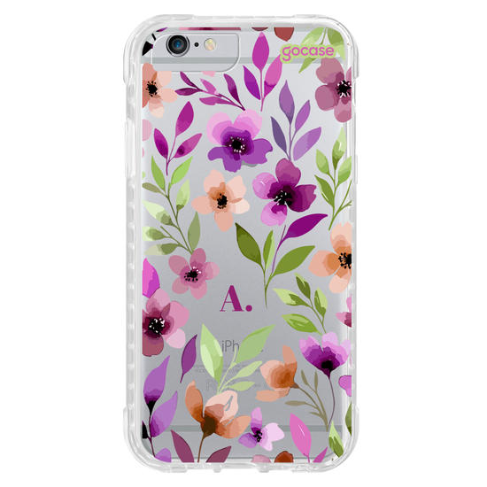 Capinha para celular  Purple Garden