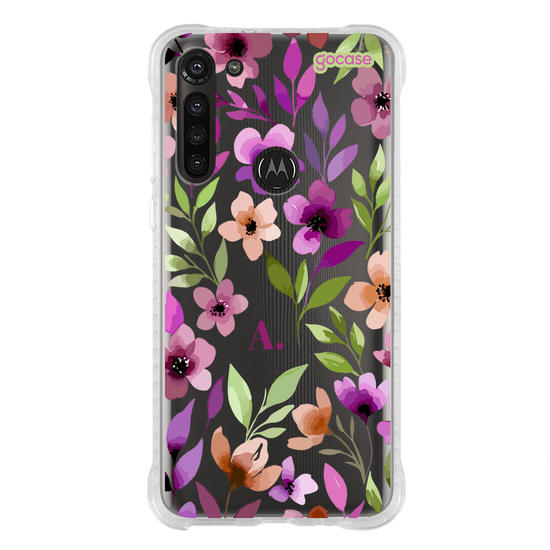 Capinha para celular  Purple Garden