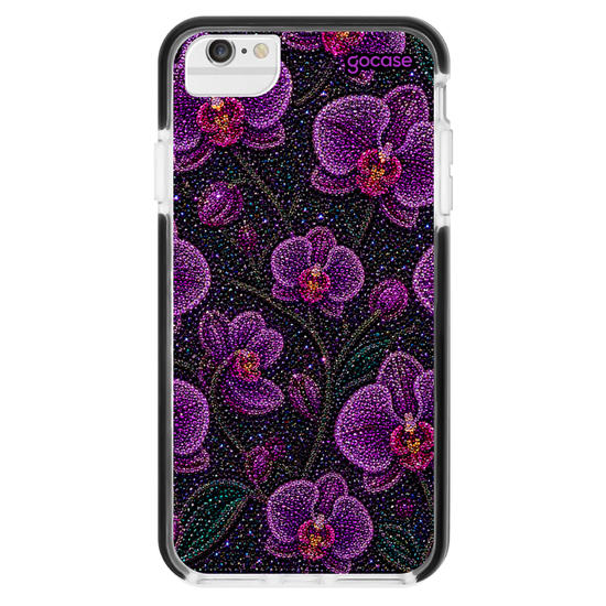 Capinha para celular  Purple Orchids Garden