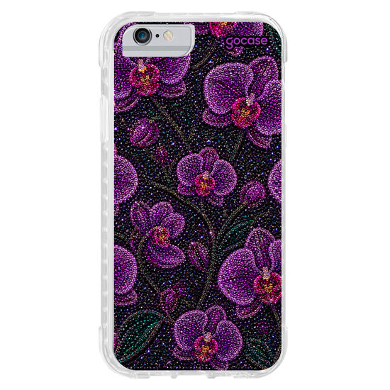 Capinha para celular  Purple Orchids Garden