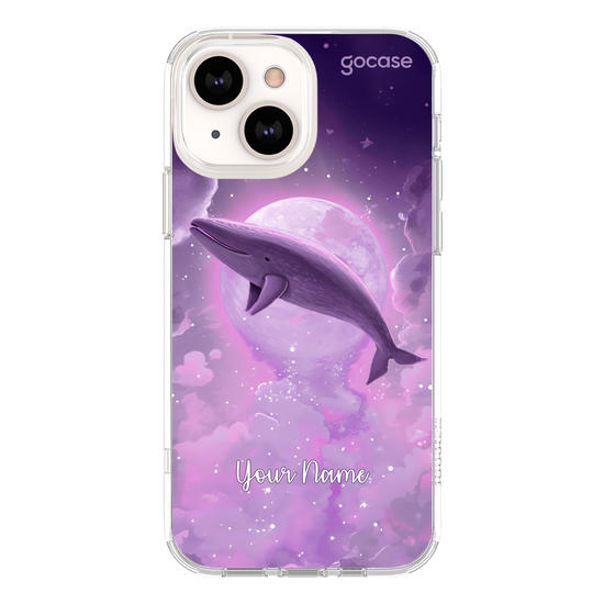 Purple Whale Phone Case