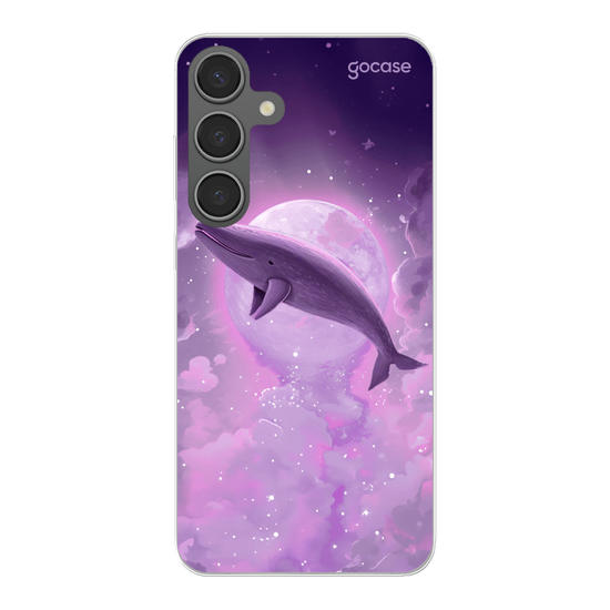 Purple Whale Phone Case