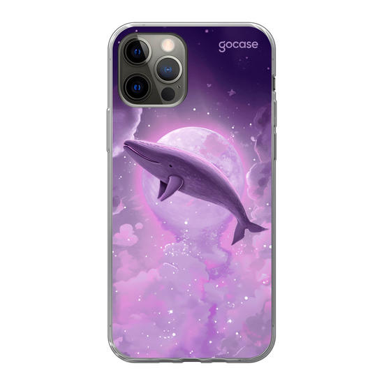 Purple Whale Phone Case