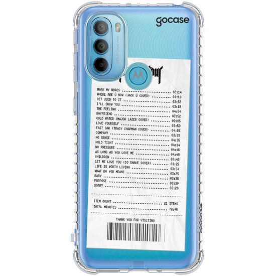 Capinha para celular Tour Receipt 
