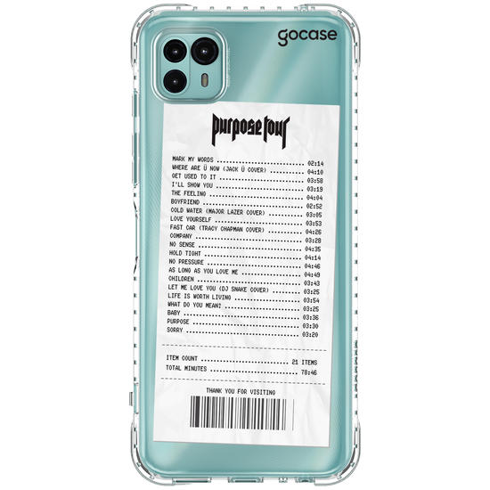 Capinha para celular Tour Receipt 