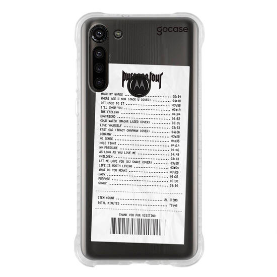 Capinha para celular Tour Receipt 