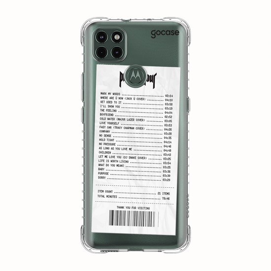 Capinha para celular Tour Receipt 