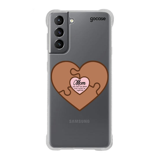 Capinha para celular Puzzle Mom