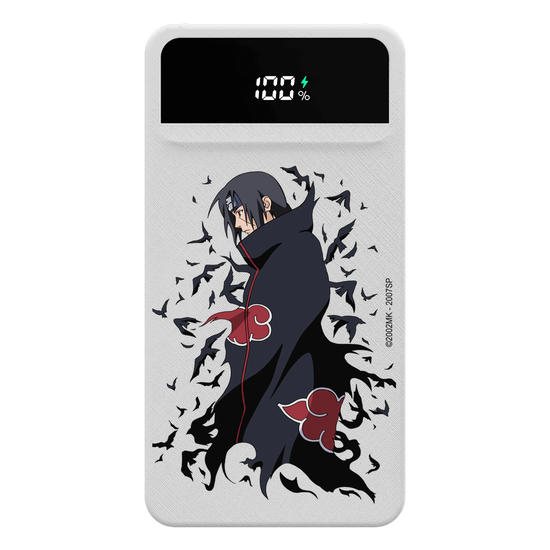 Carregador Portátil Turbo 10000mah - Naruto - Itachi Corvos
