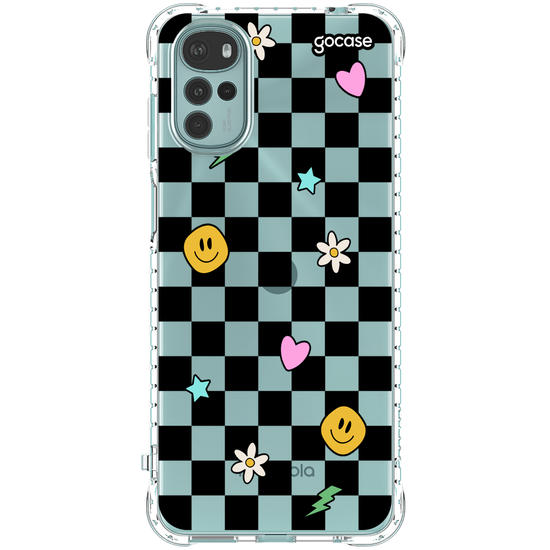 Capinha para celular  Quadriculado Cool Smile