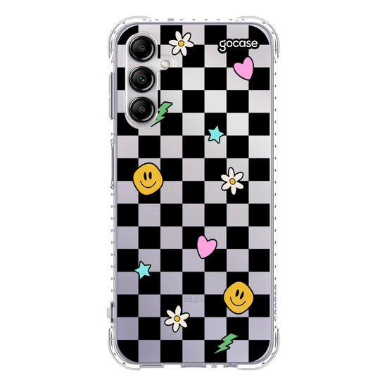 Capinha para celular  Quadriculado Cool Smile