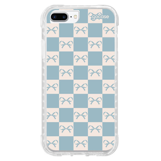 Capinha para celular Quadriculado Laços