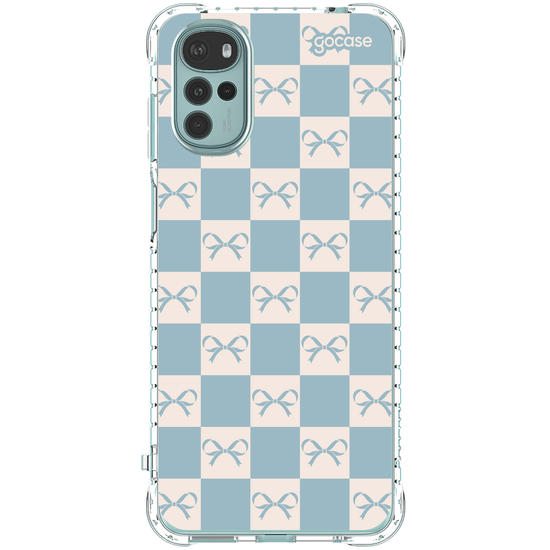 Capinha para celular Quadriculado Laços