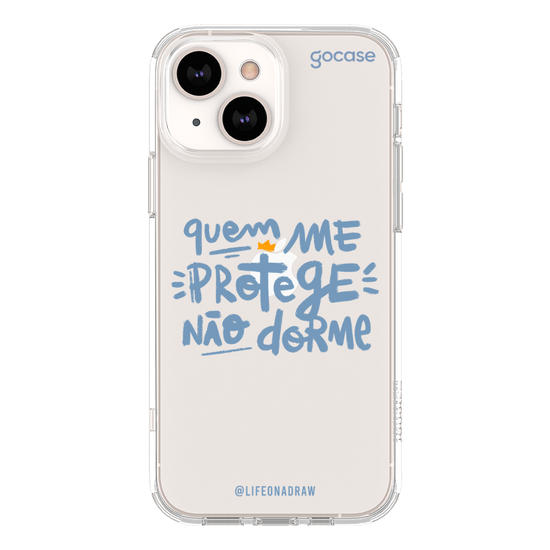 Capinha para celular Quem Me Protege - Azul