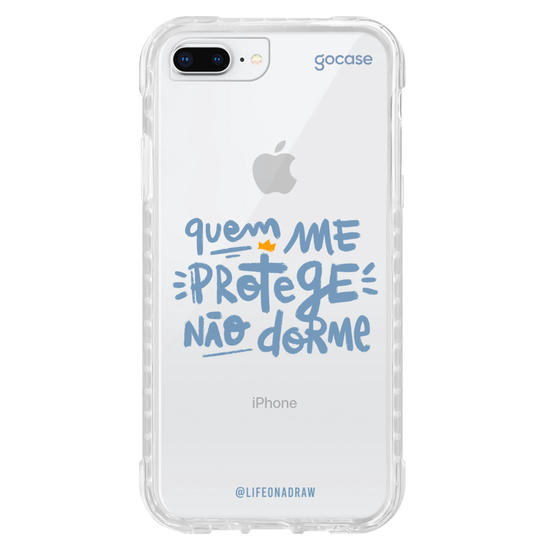 Capinha para celular Quem Me Protege - Azul