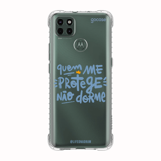 Capinha para celular Quem Me Protege - Azul