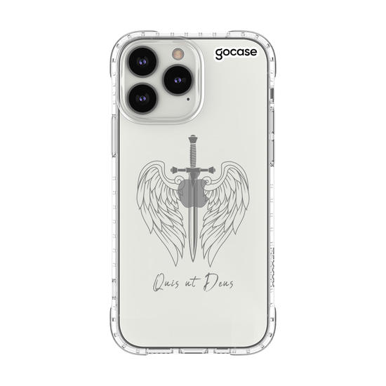 Capinha para celular  Quis ut Deus Clear