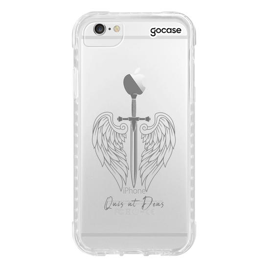 Capinha para celular  Quis ut Deus Clear