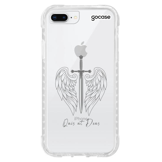 Capinha para celular  Quis ut Deus Clear