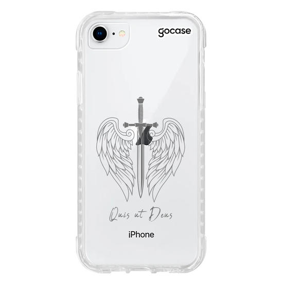 Capinha para celular  Quis ut Deus Clear