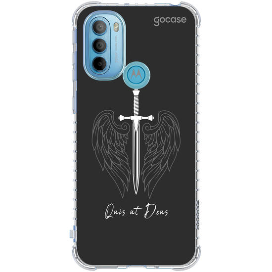 Capinha para celular  Quis ut Deus
