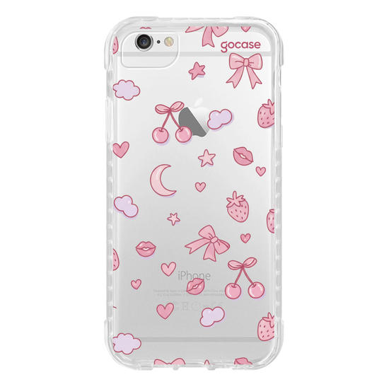 Capinha para celular  Rabiscos Coquette